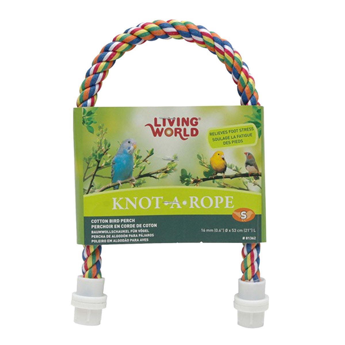 Living World Knot A Rope Bird Perch