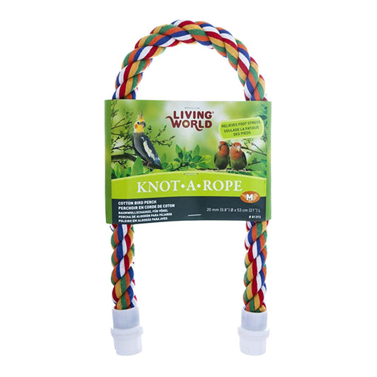 Living World Knot A Rope Bird Perch