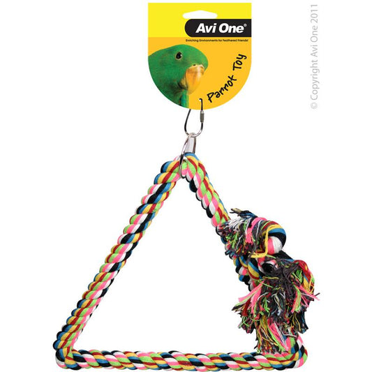 Avi One Parrot Tri-Angle Rope Swing