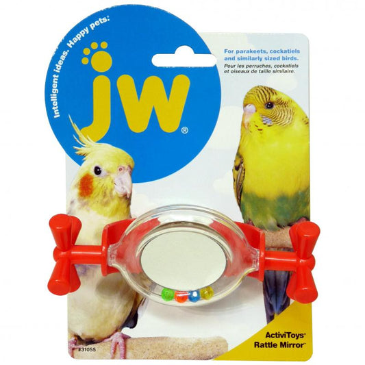 JW Insight Bird Rattle Mirror