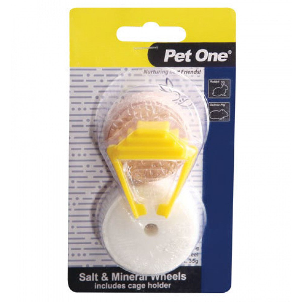 Pet One Salt Lick & Mineral Wheel with Clip