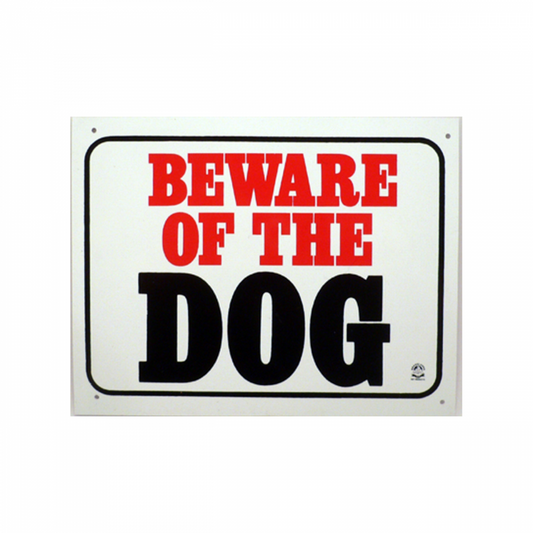 Plaque 'Beware Of The Dog'