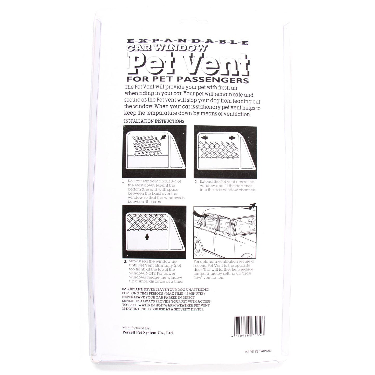 Percell Car Window Vent