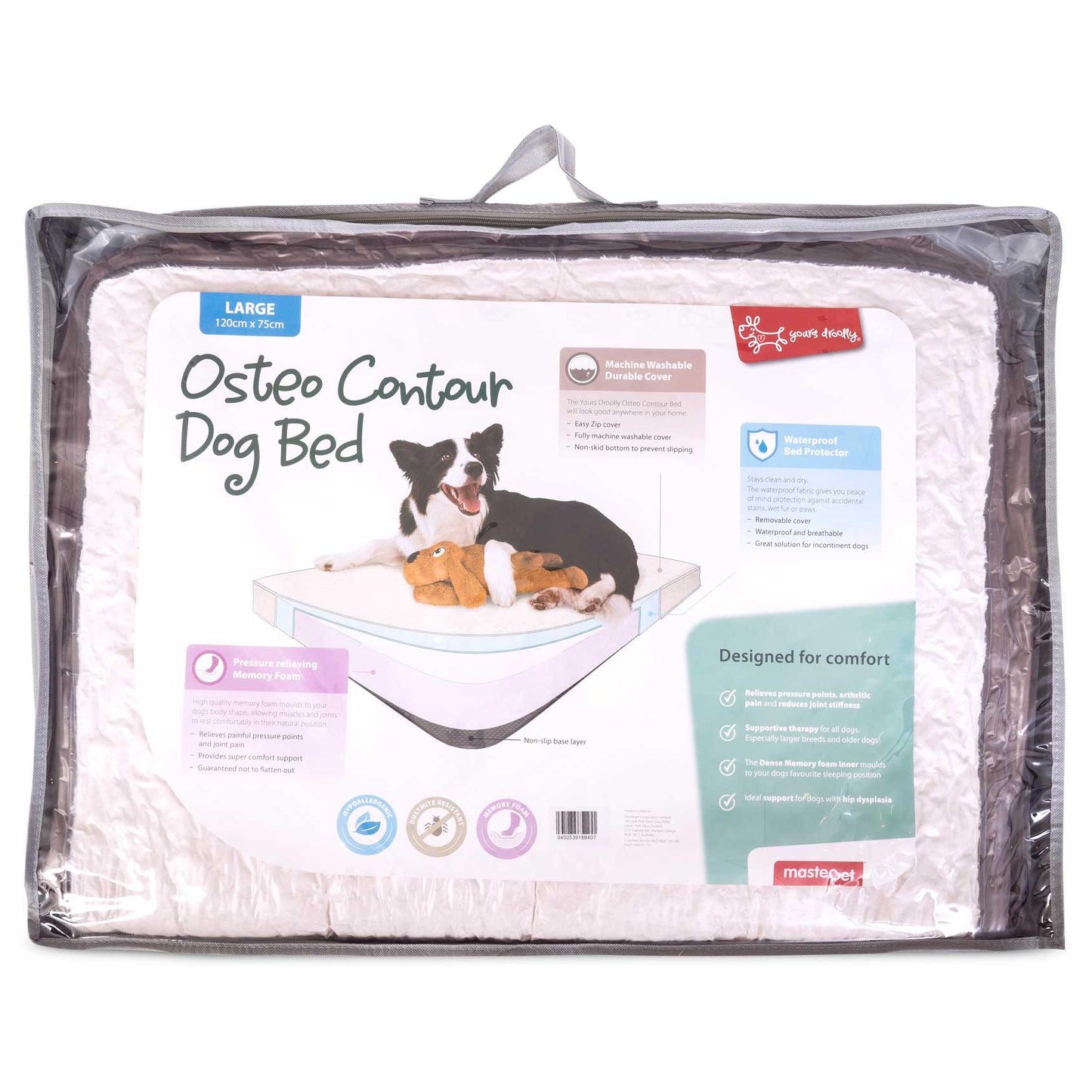 Yours Droolly Indoor Osteo Dog Bed