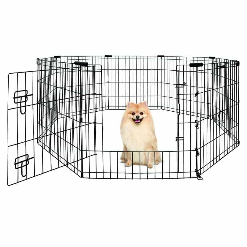 Yours Droolly Exercise Pen with Door