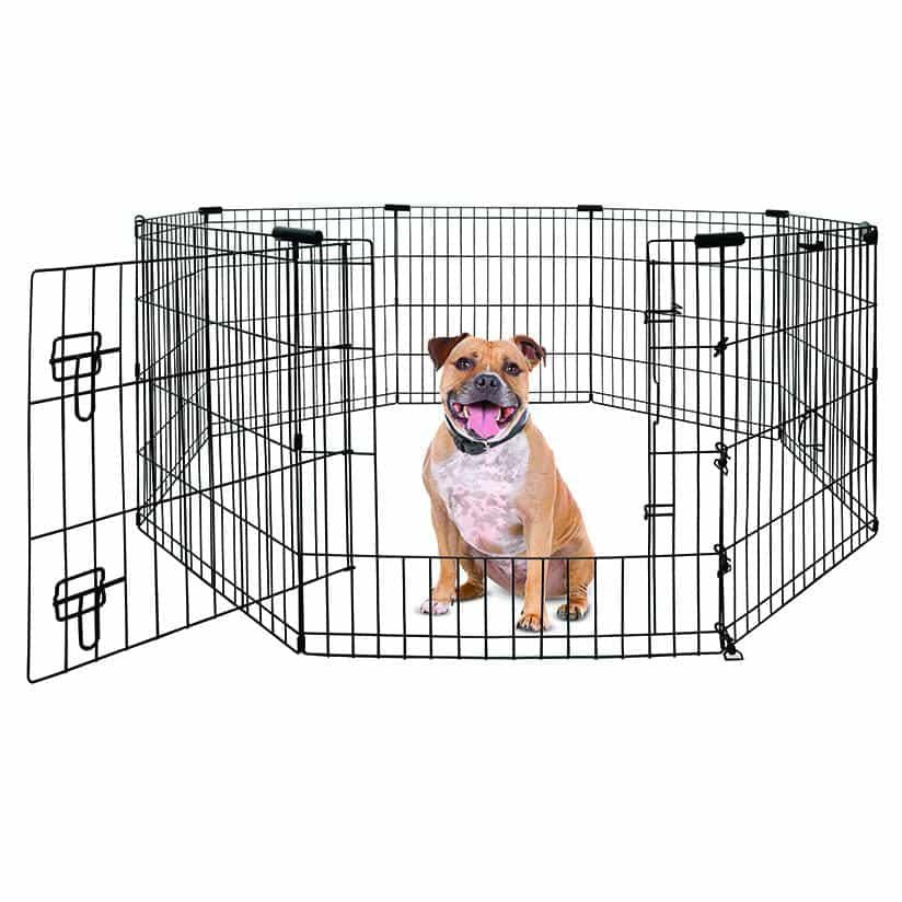 Yours Droolly Exercise Pen with Door