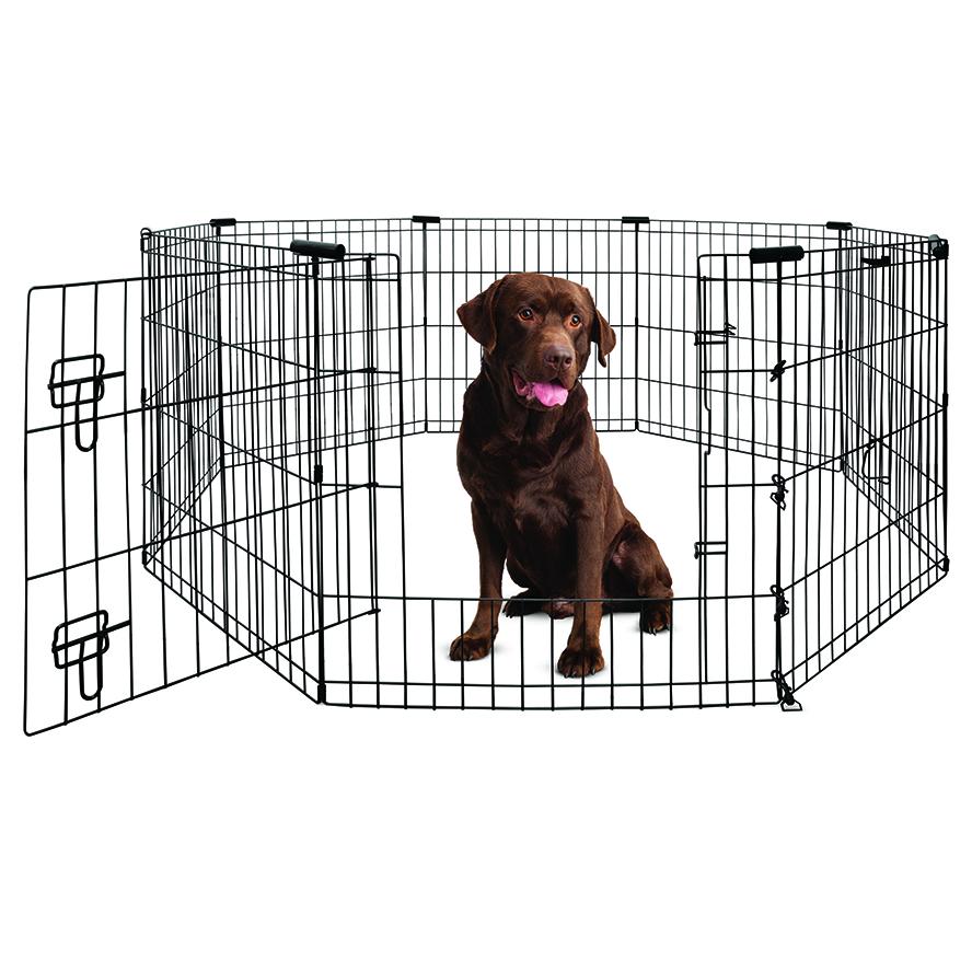Yours Droolly Exercise Pen with Door