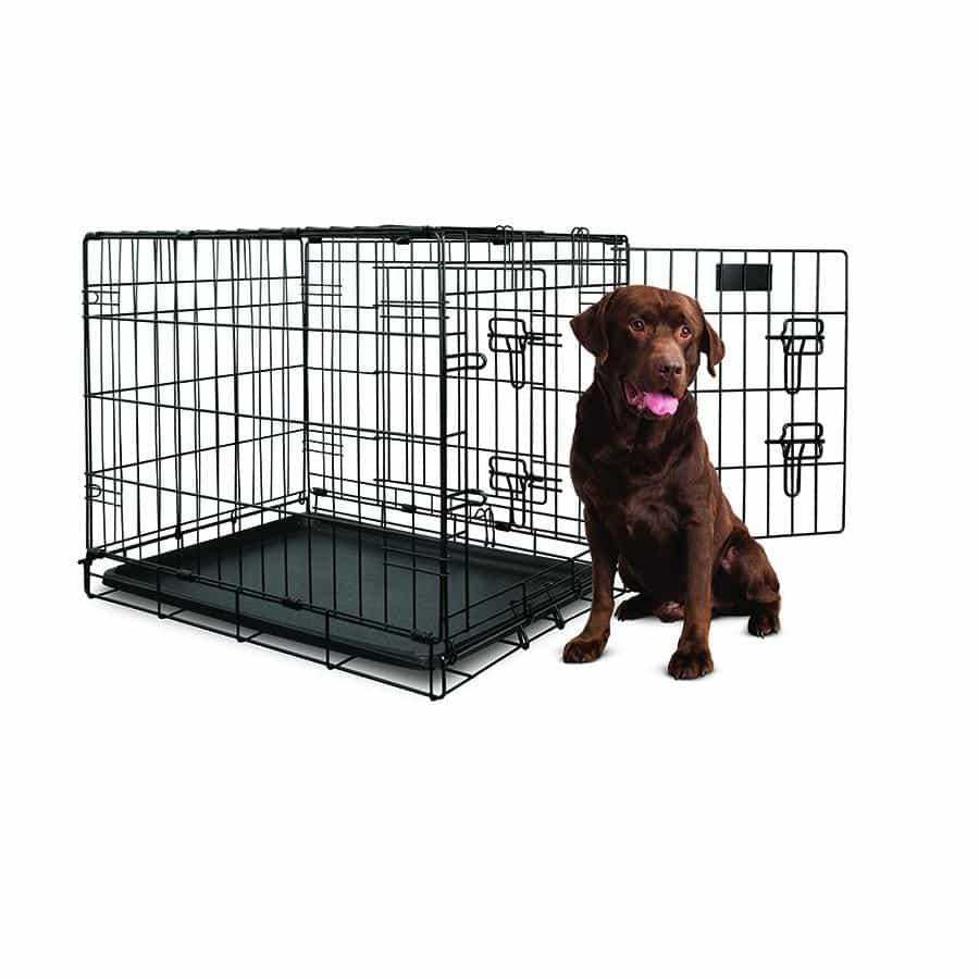 Yours Droolly Double Door Crate