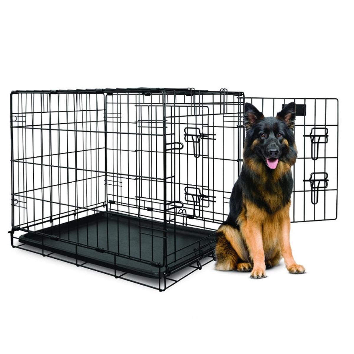Yours Droolly Double Door Crate