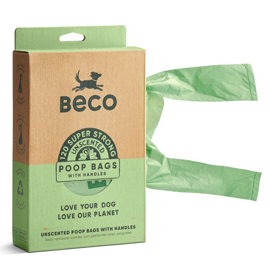 Beco Unscented Poop Bags with Handles