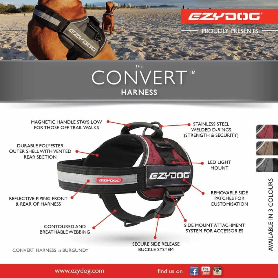 EzyDog Convert Harness