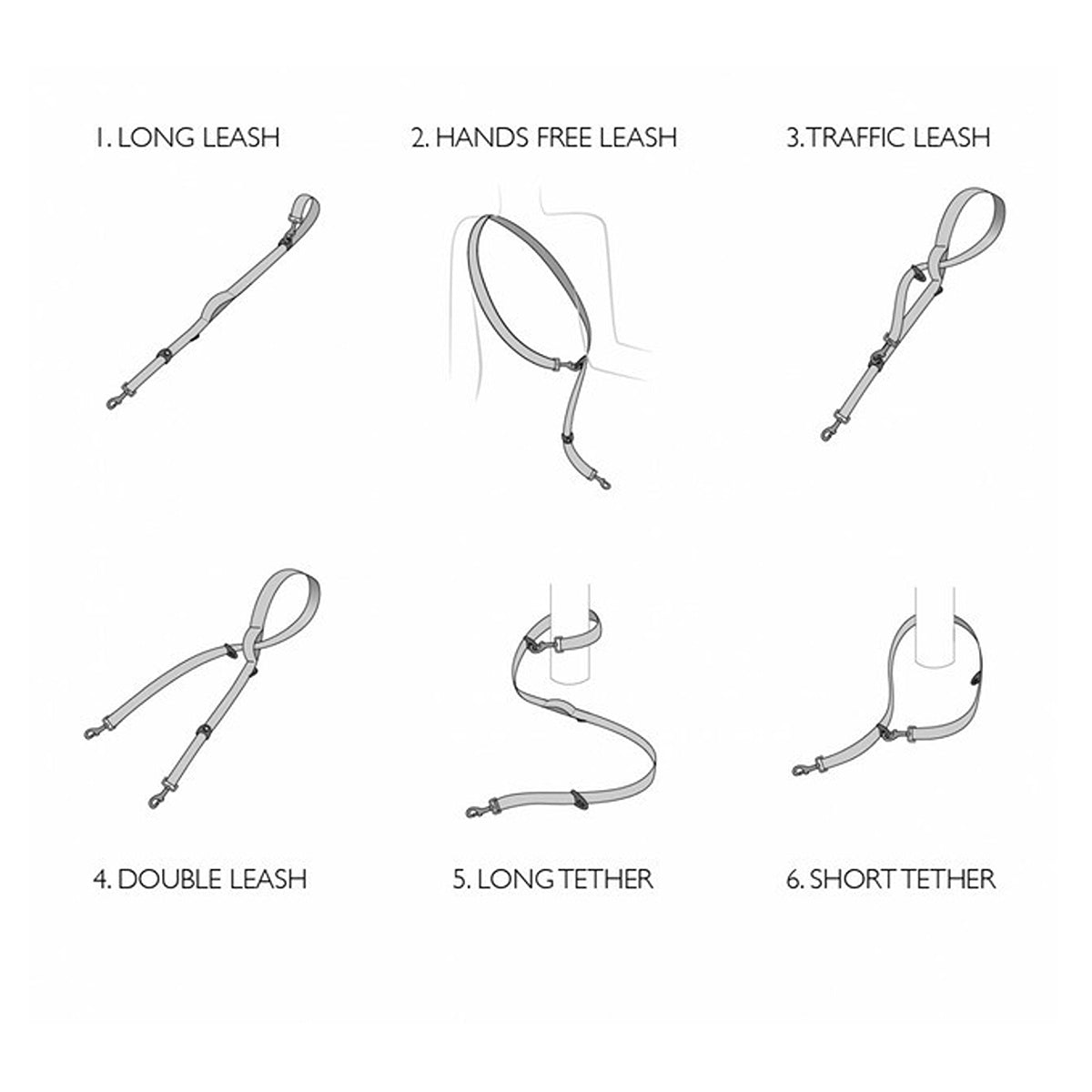 EzyDog Vario 6 Multifunctional Dog Lead