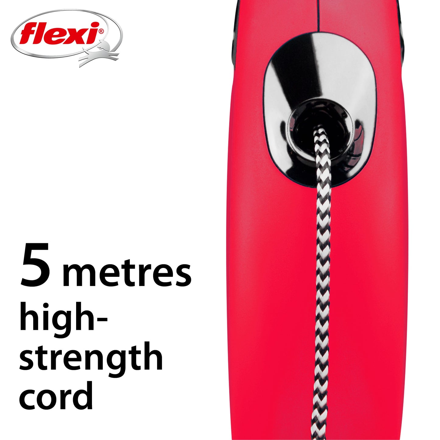 Flexi Classic Cord Retractable Leash 5m