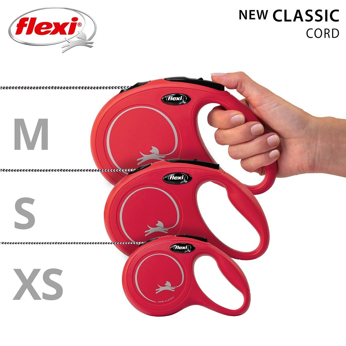 Flexi Classic CORD Retractable Leash 8m