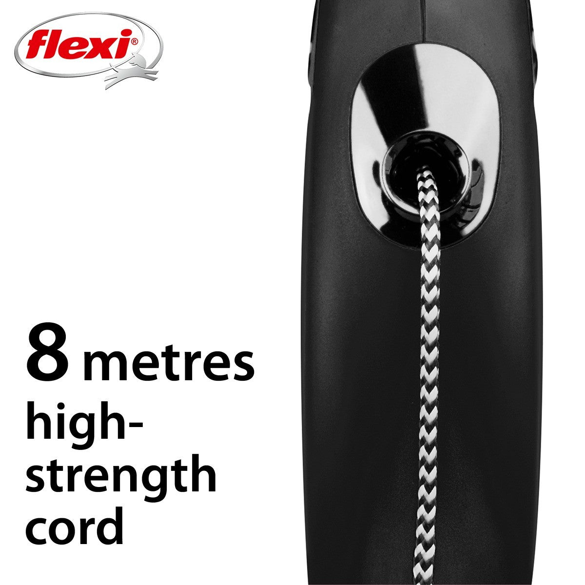 Flexi Classic CORD Retractable Leash 8m