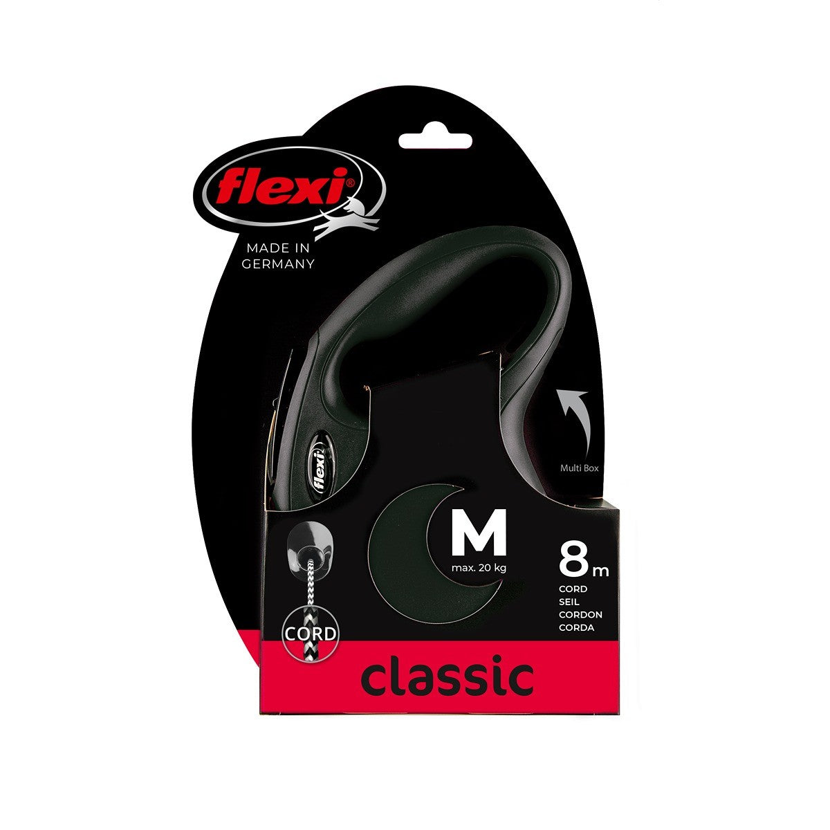 Flexi Classic CORD Retractable Leash 8m