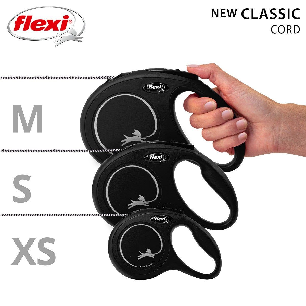 Flexi Classic CORD Retractable Leash 8m