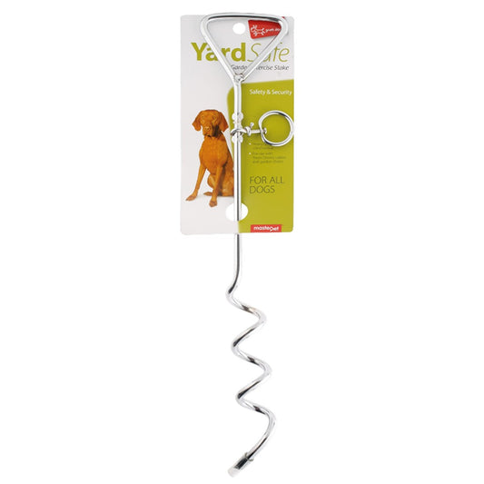 Yours Droolly Tie Out Spiral Dog Stake