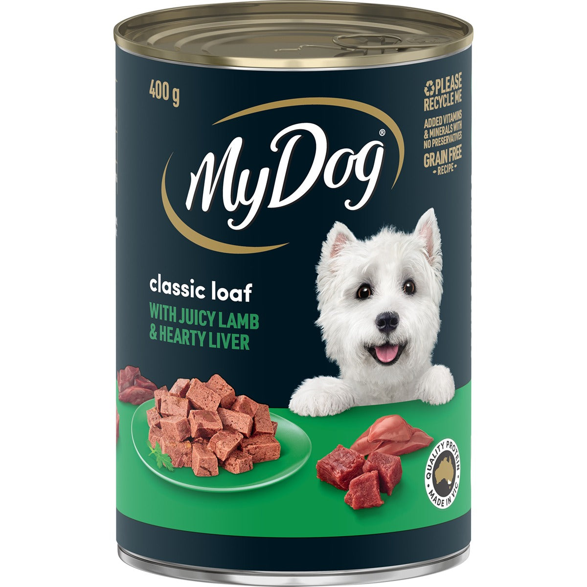 My Dog Classic Lamb & Liver Loaf Wet Dog Food