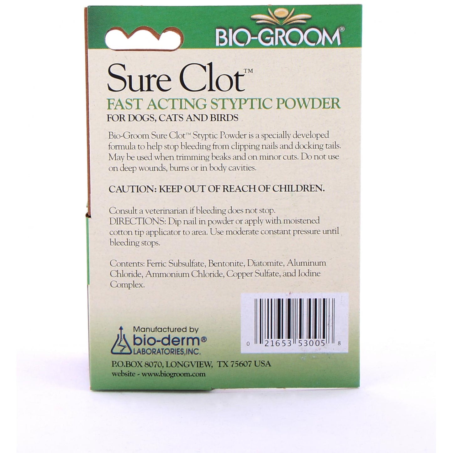 Sure Clot Styptic Powder