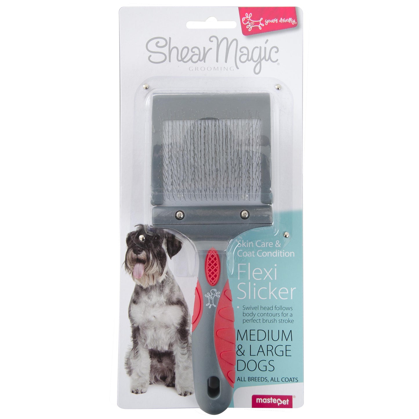 Yours Droolly Shear Magic Flexi Slicker Brush