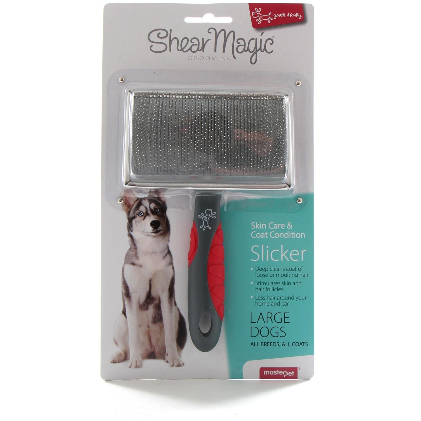 Yours Droolly Shear Magic Dog Slicker Brush