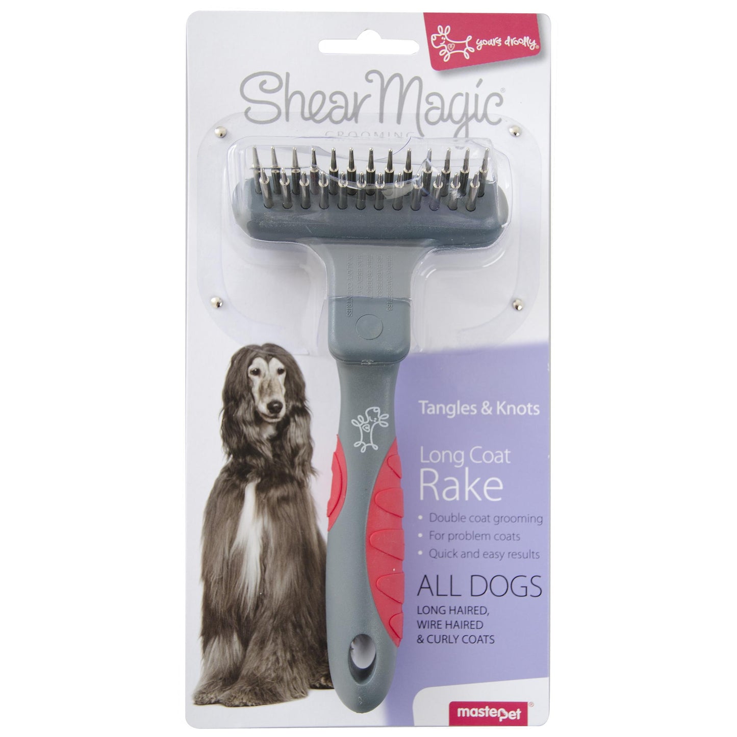 Yours Droolly Shear Magic Dog Coat Rake