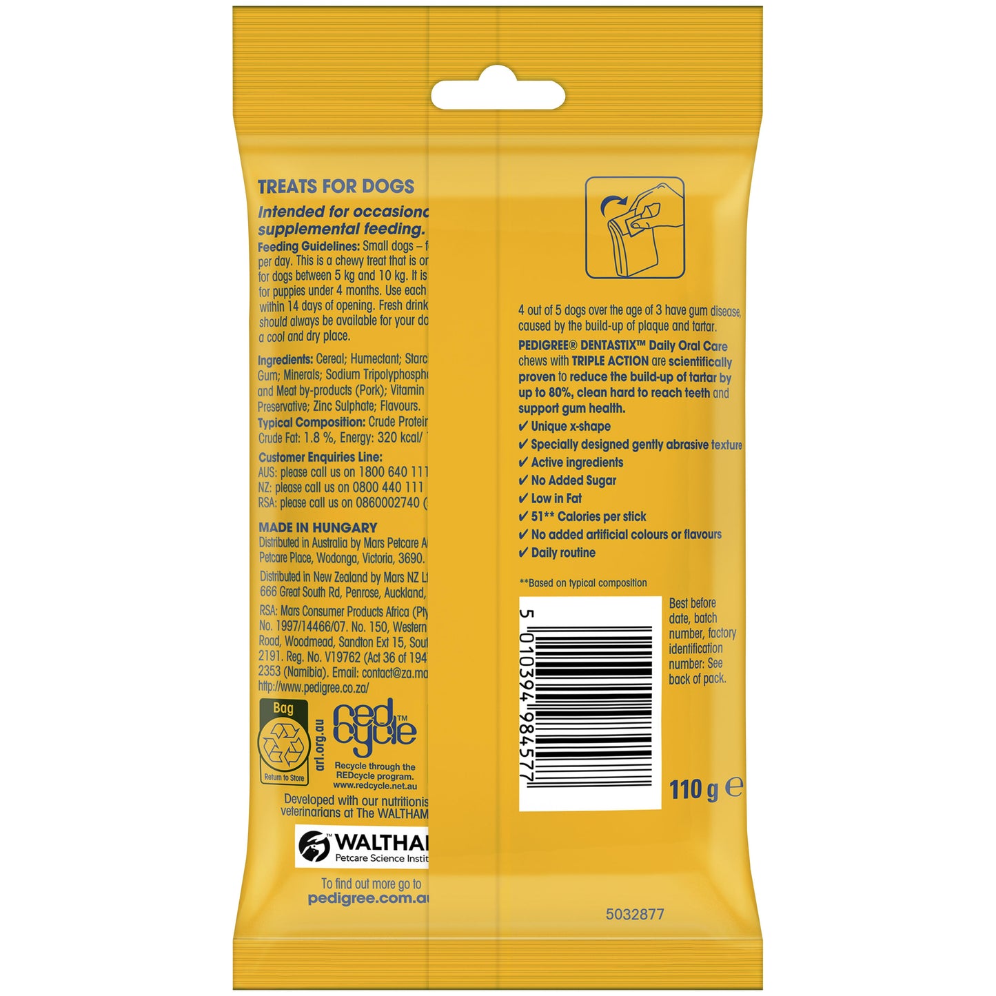 Dentastix Small Dog Dental Treat