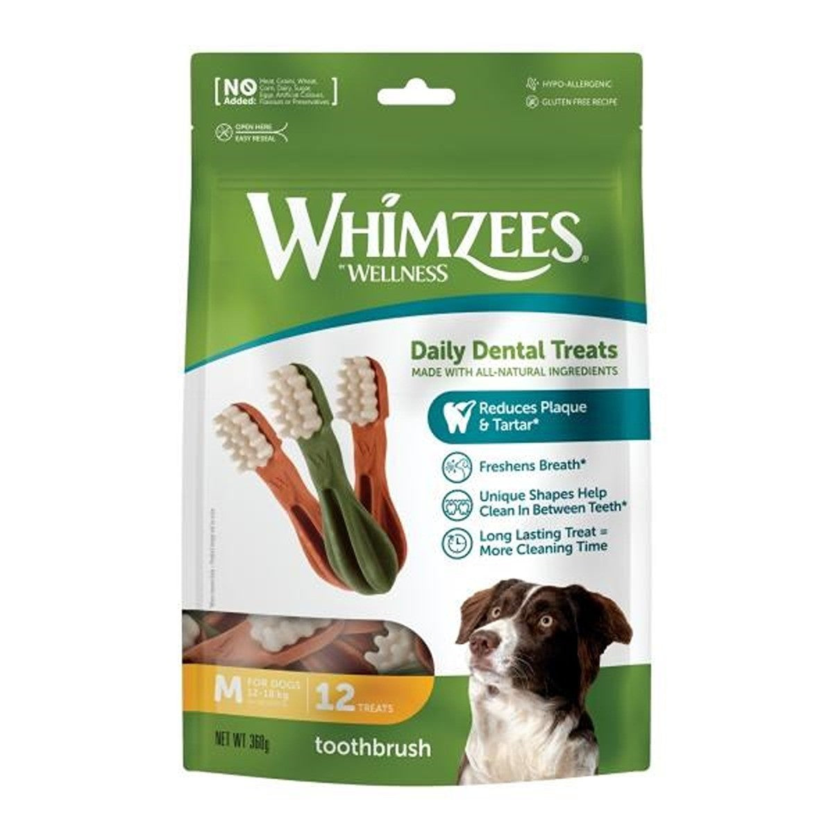 Whimzees Toothbrush Dog Dental Chew