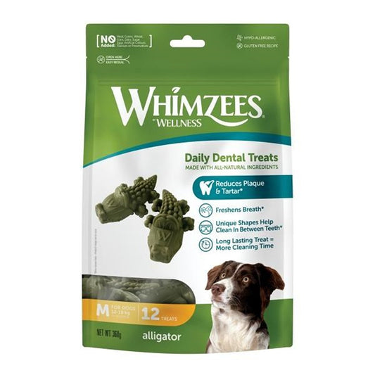 Whimzees Alligator Dog Dental Chew