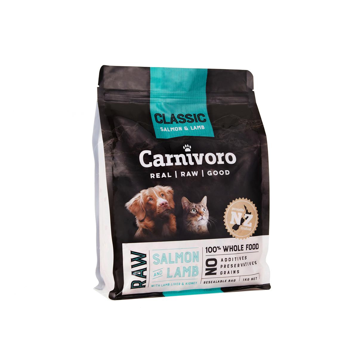Carnivoro Classic Pellets Salmon & Lamb Frozen Dog Food