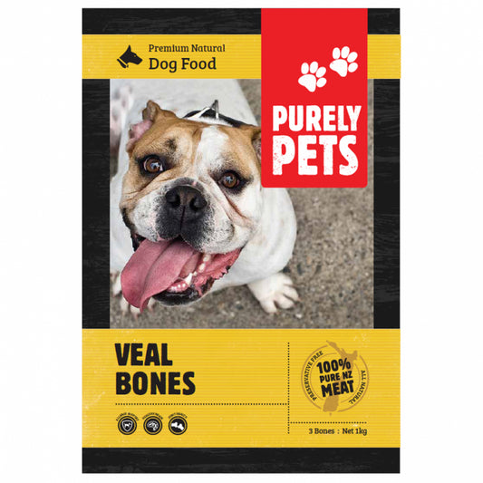 Purely Pets Frozen Veal Bones