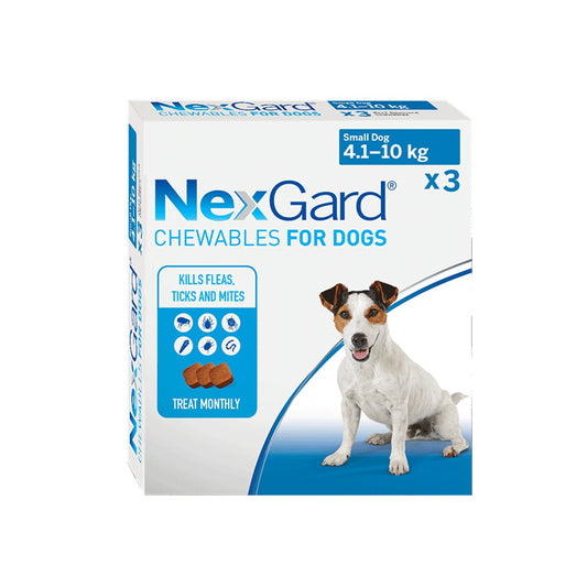 Nexgard Chewable Treatment for Small Dogs 4.1-10kg