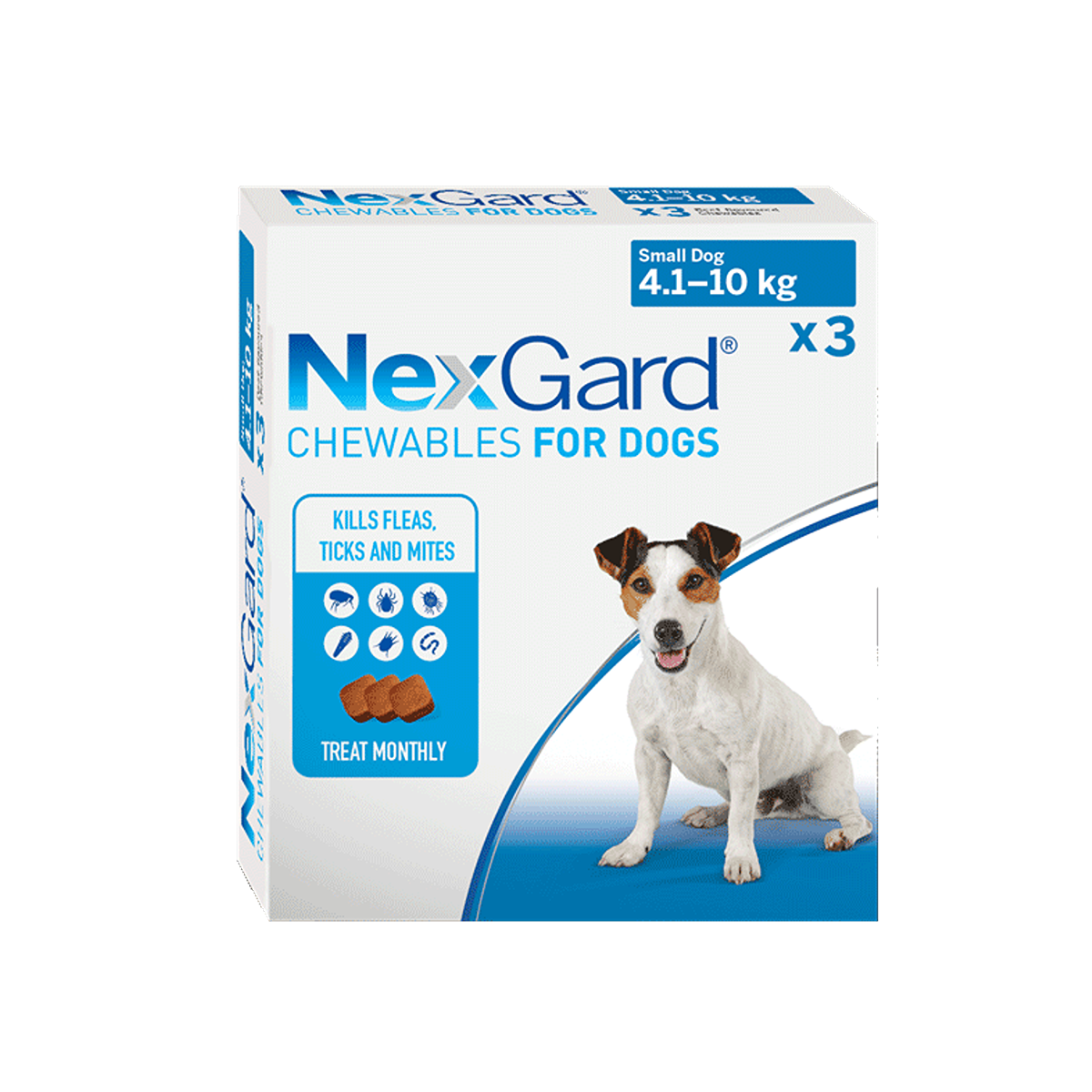 Nexgard Flea & Tick Chewable Treatment for Dogs 3pk