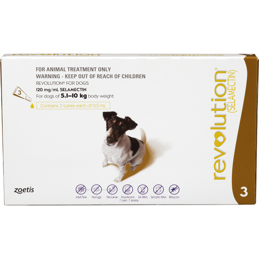 Revolution Spot-On Flea Treatment for Small Dogs 5-10kg