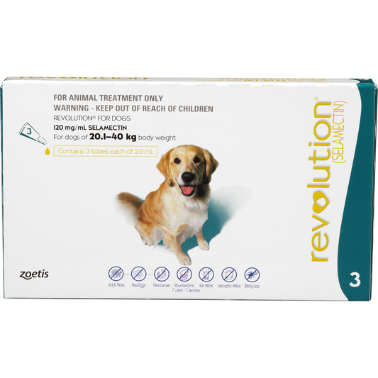 Revolution Spot-On Flea Treatment for Large Dogs 20-40kg
