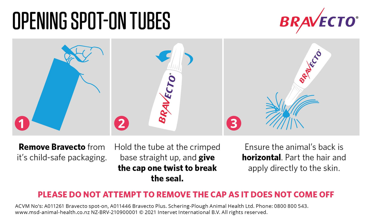 Bravecto Spot-On Flea & Tick Treatment For Very Small Dogs 2-4.5kg