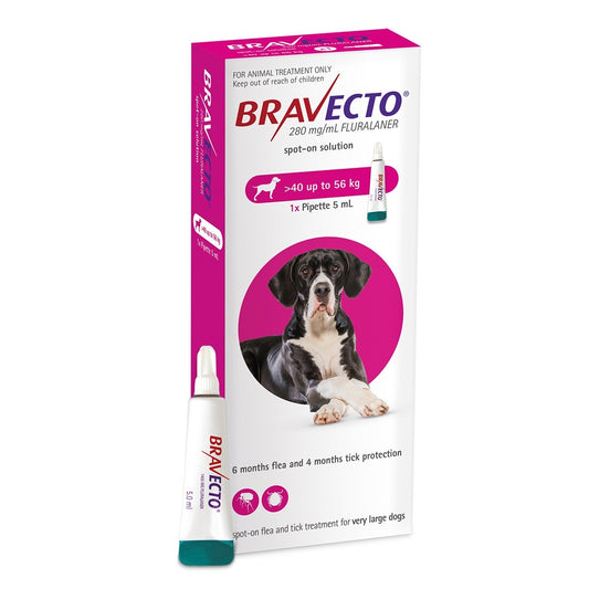Bravecto Spot-On Flea & Tick Treatment for Extra Large Dogs 40kg+