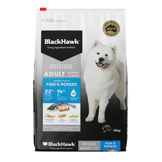 Black Hawk Original Adult Fish & Potato Dry Dog Food