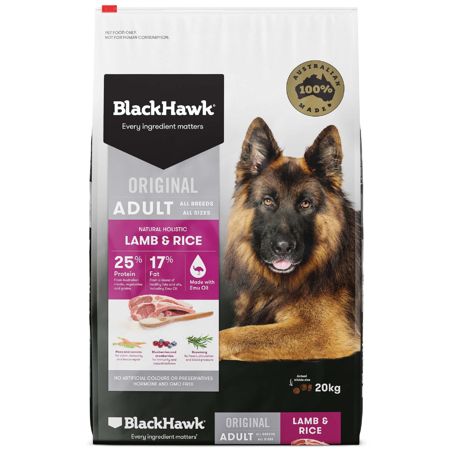 Black Hawk Original Adult Lamb & Rice Dry Dog Food