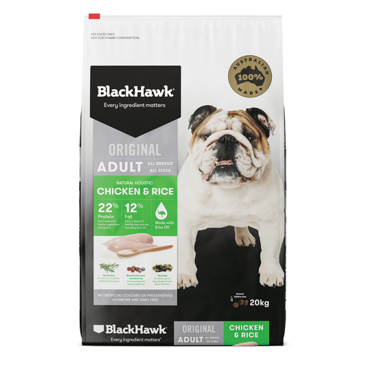 Black Hawk Original Adult Chicken & Rice Dry Dog Food