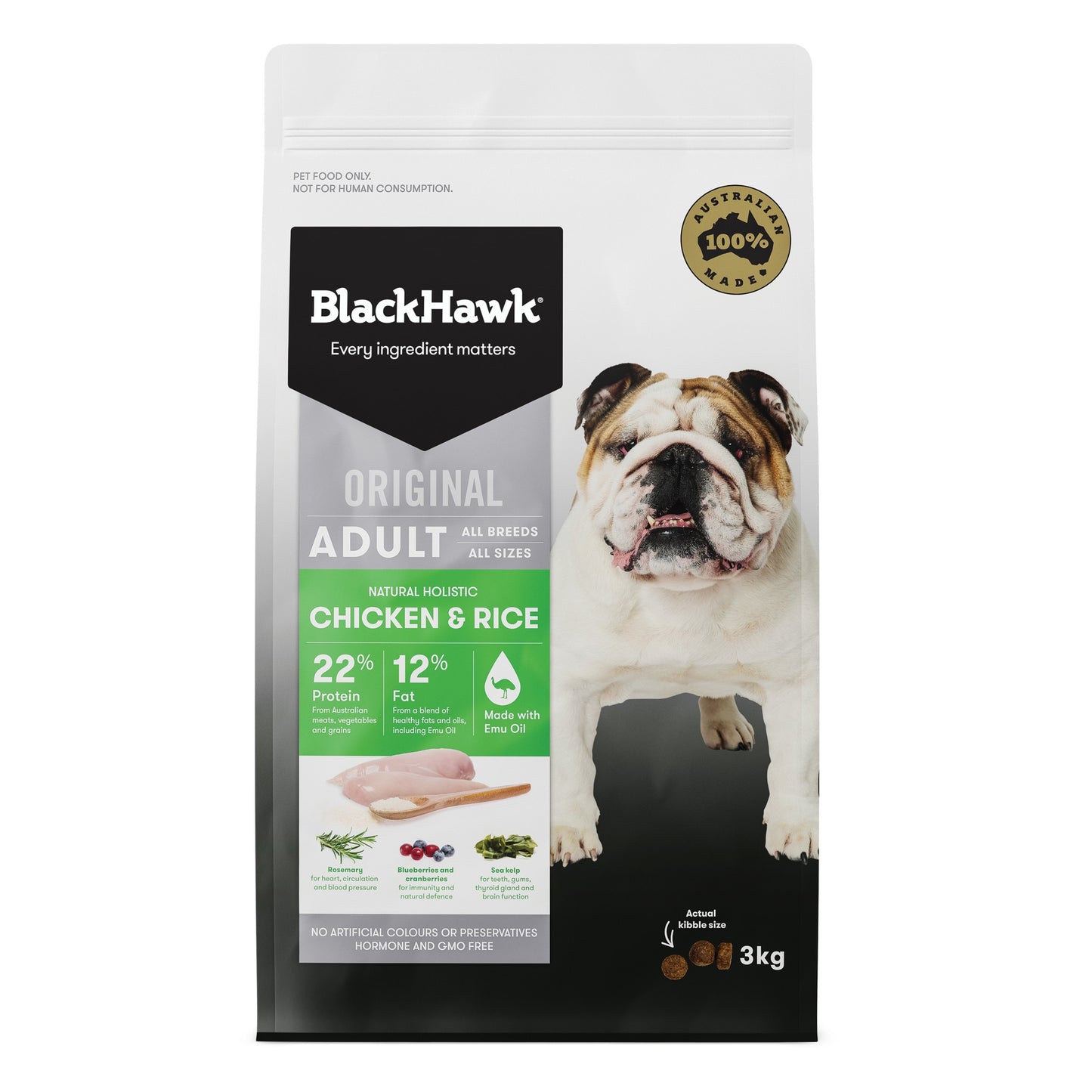 Black Hawk Original Adult Chicken & Rice Dry Dog Food