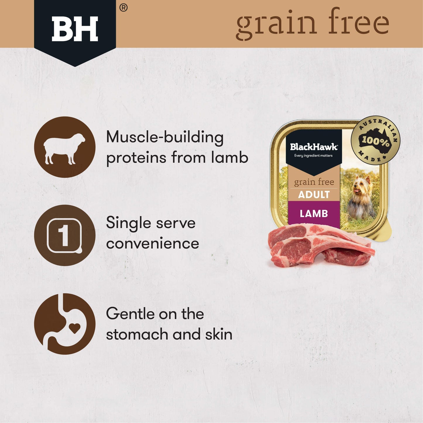 Black Hawk Grain Free Lamb Wet Dog Food