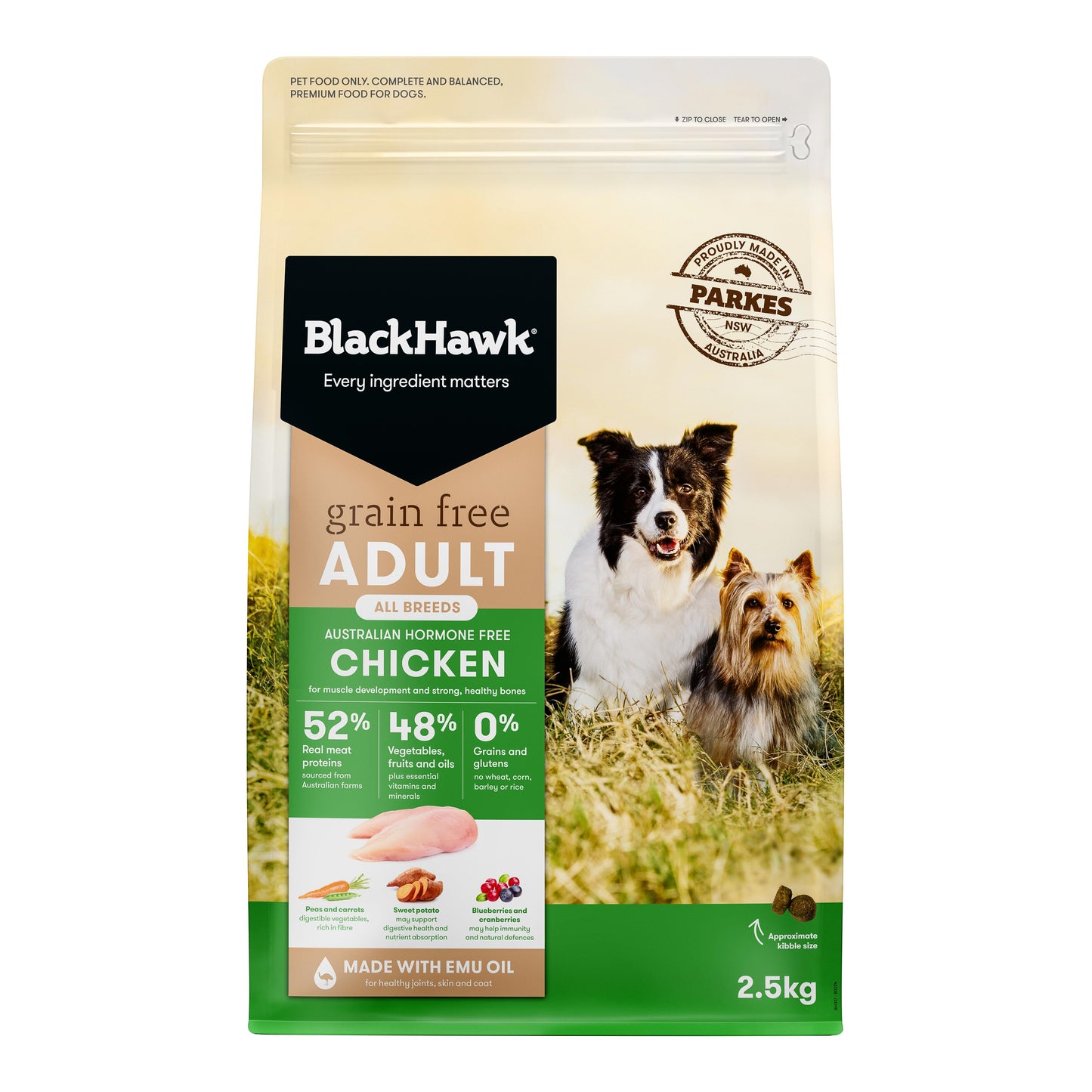 Black Hawk Grain Free Chicken Dry Dog Food
