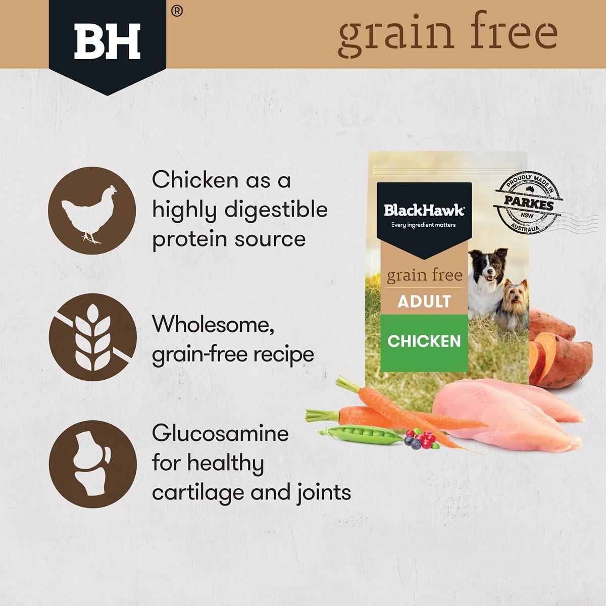 Black Hawk Grain Free Chicken Dry Dog Food