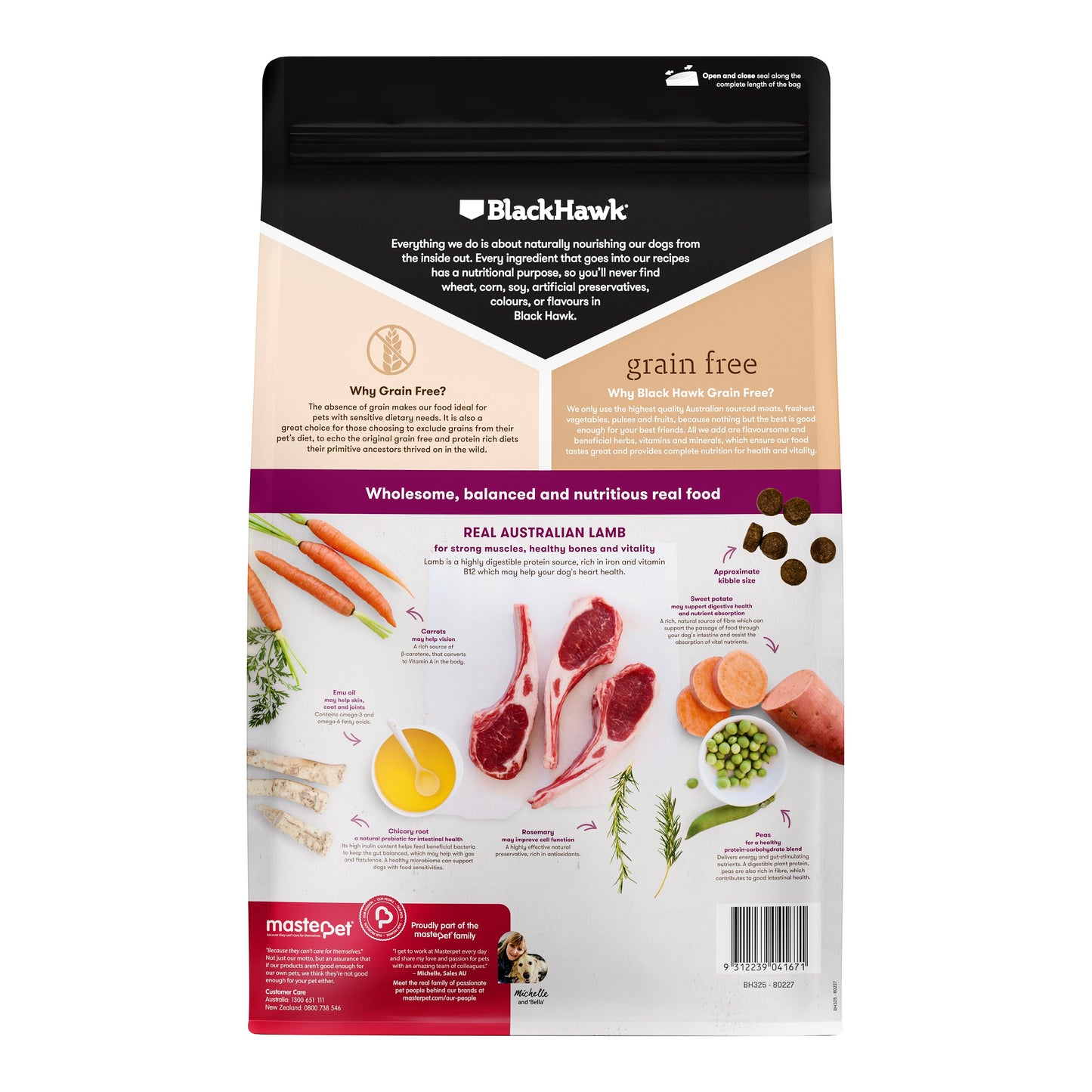 Black Hawk Grain Free Lamb Dry Dog Food