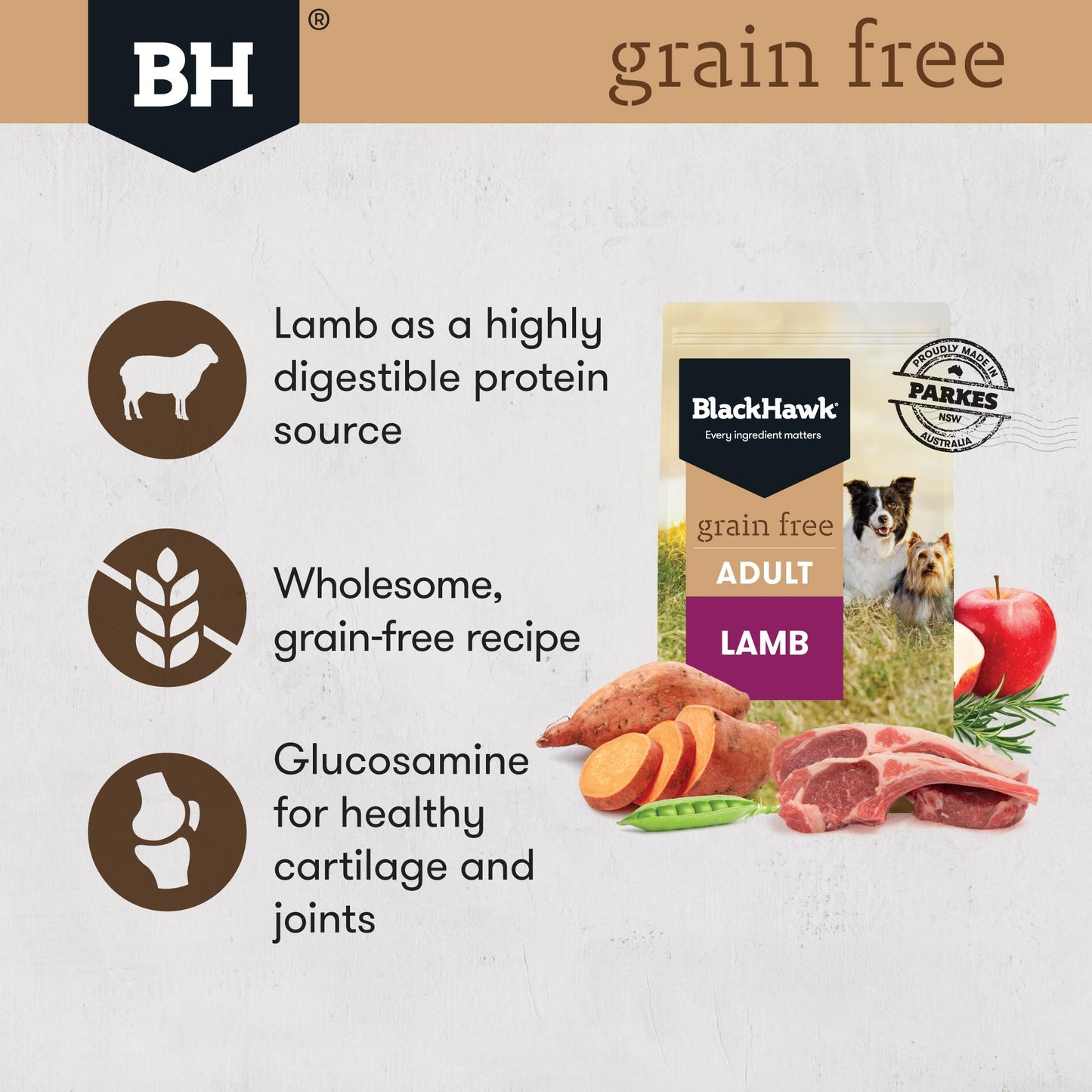 Black Hawk Grain Free Lamb Dry Dog Food