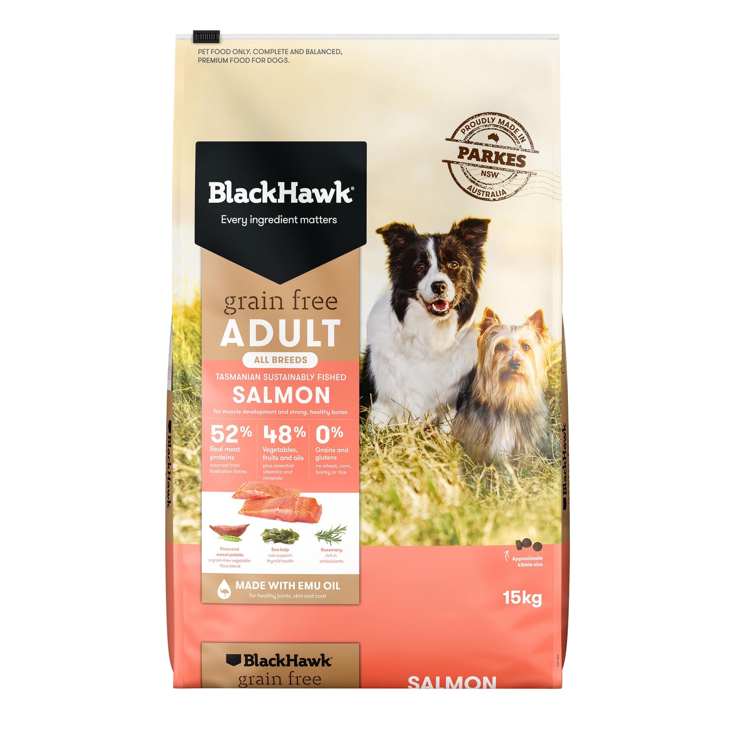 Black Hawk Grain Free Salmon Dry Dog Food
