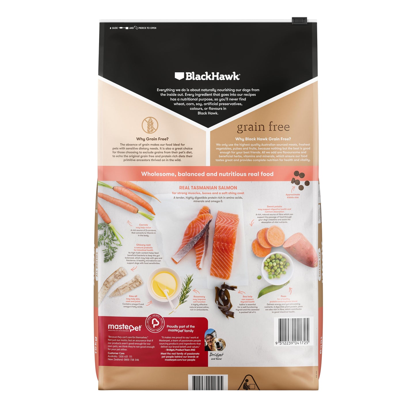 Black Hawk Grain Free Salmon Dry Dog Food