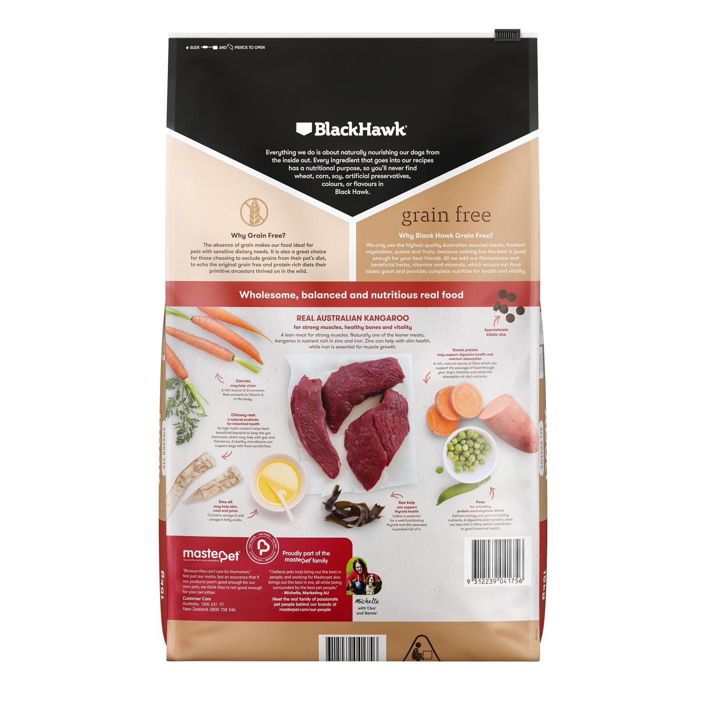 Black Hawk Grain Free Kangaroo Dry Dog Food